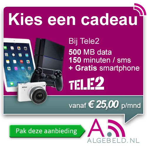 Algebeld tablet actie