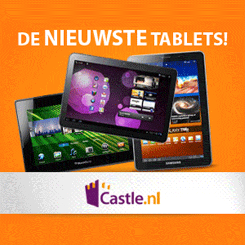 Castle tablet actie