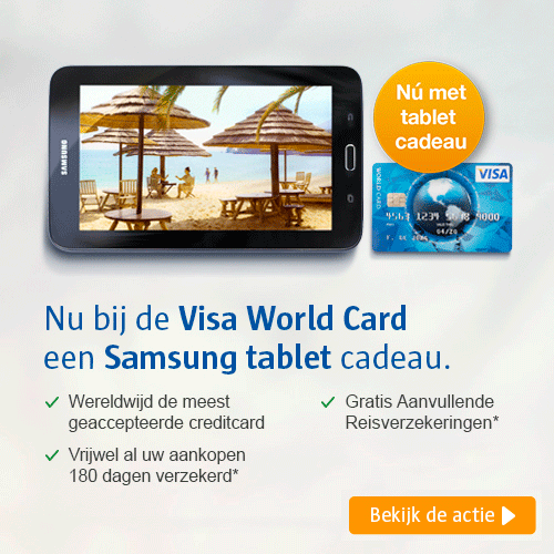 Geruïneerd Romanschrijver Aardbei ICS Visa Card nu tijdelijk met Samsung tablet cadeau